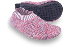 Dream Bridge Kids Slipper Socks Antislip Knit Sock Slippers for Boys Girls Indoor Outdoor Socks with Rubber Bottom Sole