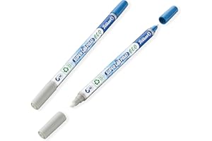 Pelikan® Super Pirat Eco 850M Korektor do pióra atramentu 2 sztuki 2w1 Pisak Długopis | Zmazik Wymazywacz Zmazywacz | Do Szkoły Biura Na studia | Szybkie poprawianie błędów Korekta | Dla Uczniów