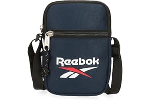 Reebok Boston Sac à Bandoulière Petit Bleu 12x17x2,5 cms Polyester