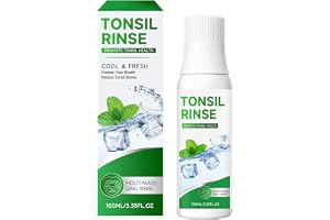 Tonsil stensköljning, sköljning av tonsillrengöringslösning | Tandmunvatten, 100 ml, för vuxna tonåringar affärsresa hemma utomhus