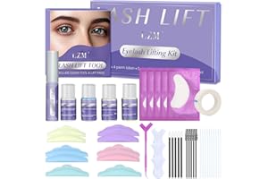 Kit Rehaussement de Cil, LZM 2024 Lash lift Kit, Kit cils rehaussement Professionnel Semi-Permanent de Cils à Friser Adapté Pour un Usage en Salon et à La Maison