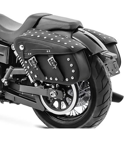 Paire De Sacoches Rigides 18L Michigan Pour Honda Shadow VT 125/600/750 C & VF 750 C Magna – Look Bagger Authentique