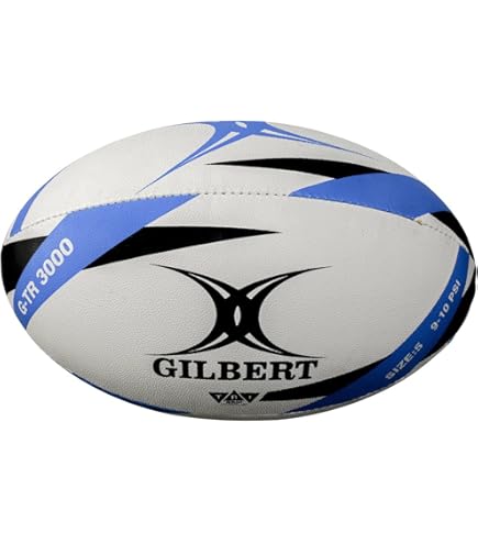 Pallone Da Rugby Gilbert Six Nations 2020 - Taglia 5, Logo Ufficiale, Superficie Antiscivolo