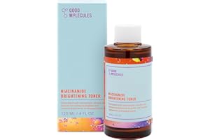 Good Molecules Niacinamide Brightening Toner Facial Toner with Niacinamide, Vitamin C and Arbutin for Even Tone, Enlarged Pores Skincare for Face