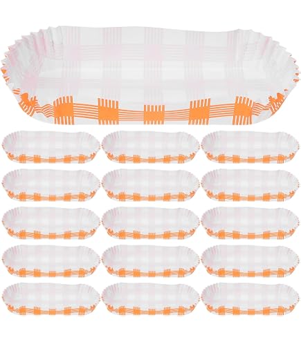 30-Pack 2LB Paper Food Boats - Disposable Kraft Serving Trays For Parties, Snacks & Food Service