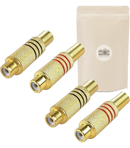 Oiyagai Lot De 5 Connecteurs DIN Mâle 5 Broches Avec Poignée