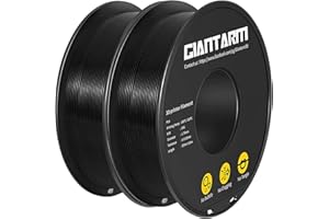 PLA Filament 1.75mm, GIANTARM Classic PLA 3D Printer Filament 2kg Spool (Black)