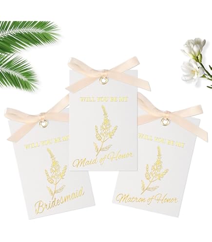 CDXHOME 14 PACK bruidsmeisje voorstel kaart set | 8 Will You Be My Bridesmaid | 2 bruidsmeisje | 2 bloemenmeisje | 2 Matron of Honor Card | Met