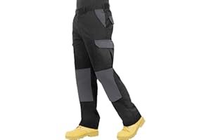 PROLUXE Endurance Mens Cargo Combat Work Trouser with Knee Pad Pockets and Reinforced Seams