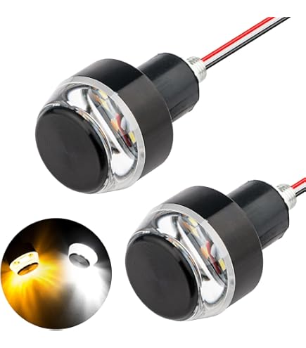 BOSYCY otorcycle Turn Signals' Lens Covers 2 Pack Turbo Soked Lenses