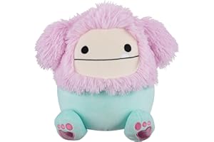 Squishmallows Original 12-Inch Bessem the Mint and Pink Bigfoot with Sparkly Feet - Official Plush - Amazon Exclusive