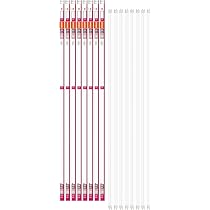 Tube LED OSRAM Substitube Pure G13 60cm - 6.6W Blanc Chaud 2700K - Remplace Fluorescent 18W - Lot De 8