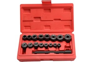 GEARCELL 17pcs Clutch Alignment Tool Kit Universal Flywheel Pilot Hole and Clutch Drive Plate Aligning Tool with Carry Case