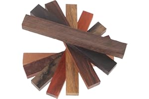 EXCEART 8 Pièces Bricolage Stylo Artisanal Bois Stylo Vierge Rotation Approvisionnement Kit De Crochet Kit De Crochet Tournage Sur Bois Stylos Vierges Fabrication De Stylo En Bois Kit