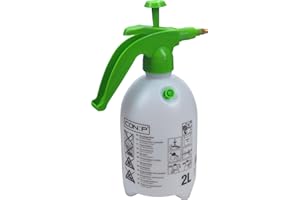 CON:P B45041 Pulvérisateur à Pression de Jardin 2 l avec réservoir à Pression Stable et buse réglable en Laiton, Multicolore