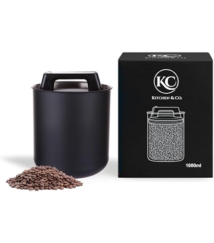 Barattolo Sottovuoto AiQInu 1.2L: Tieni Il Caffè Fresco Con Una Semplice Pressione