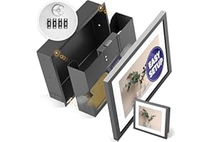 Elder Welder® Hidden Wall Safe | 100% Real, Replaceable Picture Frame Included | Robust Metal Build | Combination Lock | Fits Perfectly Between 16" | Hidden Safe