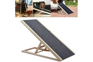 Efan 100 cm x 40 cm rampa per cani e auto, scala regolabile in altezza con tappeto antiscivolo di sicurezza per cani rampa pieghevole per animali domestici per viaggi (4 separate£©