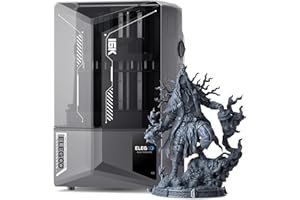 ELEGOO Saturn 4 Ultra 16K 10" Resin 3D Drucker, Hochauflösender und Intelligenter Harzdrucker mit Beheiztem Harztank, 150 mm/h Schneller Druck, Wi-Fi-Übertragung, 211,68 x 118,37 x 220 mm³ Druckgröße