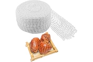 PCSFOE Rete Per Arrosti,3 Metri Rete Per Arrosto,Rete Per Arrosti Elastica,Rete Da Cucina Per Carne,Rete Di Carne,Adatto Per Il Confezionamento Di Prodotti A Base Di Carne E Stufati