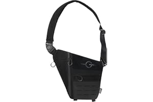 TACTICAL_GEEK Cache L1 Bandoleras Hombre Impermeable Bolso Hombre Bandolera Ultra Delgado Anti-Robo Seguridad Mochila Multicapa Mochila Tactica Cruzada Al Hombro