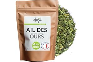 NCA Véritable Ail des Ours Séché Lyophilisé 100g - Ail Sauvage Aromatique sans additifs Vegan - 100% Naturel