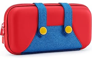 PALPOW Switch Tasche Kompatibel mit Nintendo Switch and Switch OLED, Niedliche Switch Case Tragetasche mit Spielehaltern