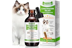 BUYOURTASTE Stitichezza Reltf Per gatti, stitichezza per gatti, lassativi con 6 integratori probiotici per una sana digestione, Dolce sollievo dalla stitichezza per gatti, promuove la salute intestinale del gatto