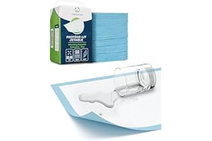 Sensalou Alèses Jetables 60x90 cm – 25 Pièces – Alèses Imperméables Absorbantes pour Incontinence, Bébé, Personnes Âgées, Animaux, Soins Médicaux, Protection Lit, Hygiène Quotidienne, Usage Unique