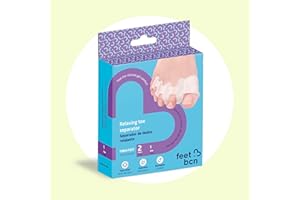 feet bcn Separadores de Dedos Relax | Corrector de Juanetes, Dedo Martillo y Dedos Superpuestos | Alivio del Dolor Hallux Valgus