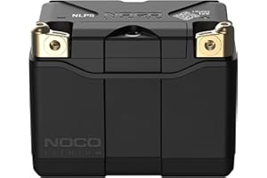 NOCO Lithium NLP5: Ultra-Light 12V Lithium Motorcycle Battery – Group 5 – 2Ah – 250A Start Power – Intelligent BMS – UL Certified