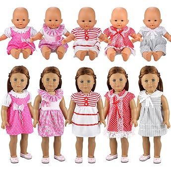 chad valley babies to love set of 4 dolls outfits