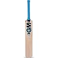 GM Light Weight Diamond Striker Kashmir Willow Cricket Bat with Cross Weave Tape on The Face with Cover, Size-6
