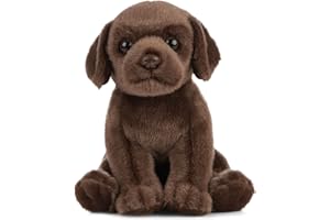 Living Nature AN432 Pets Chocolate Labrador Puppy Plush Toy