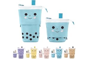 NEWUPZSI Trousse Licorne Telescopique Étui à Crayons Fille Trousse Retractable pour Enseignants et Etudiants, Trousses Devient Pot a Crayon pour Filles Enfants École