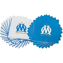 Drapeau Olympique De Marseille Officiel 150x100 Cm | Matière Polyester, License OM | Pour Supporter, Décoration