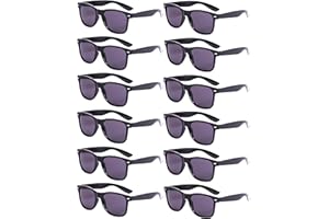 Eyegla 12 Stücke Bunte Neon Party Sonnenbrillen Set Vintage Coole Lustige Party Brillen Für Damen Herren