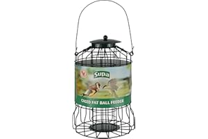 Supa Caged Fat Ball Wild Bird Feeder | Designed To Deter Squirrels And Also Larger Garden Birds Such As Pigeons And Doves.