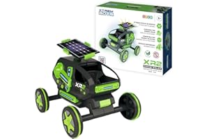 Xtrem Bots – Workshop für Bildungsrobotik, Roboterspielzeug für Kinder ab 8 Jahren, Solarroboter, Lernspiele, Roboterbau, 12-in-1-Lernspielzeug (Solar Car)