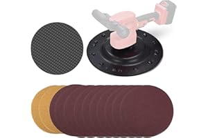 KKTECT Machine de lissage de mur de truelle de mortier de ciment de béton (Jeu d'accessoires C)