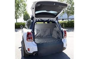 UK CUSTOM COVERS CUSTOM DESIGNS FOR ULTIMATE PROTECTION UK Custom Covers BL378 Tailored Waterproof Boot Liner Mat Black - To Fit Mini Countryman (Raised Floor - False Floor In) 2017 Onwards