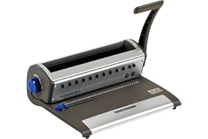 ‎PROFIOFFICE ProfiOffice Bindegerät Metall-Spiralen Bindstream WI 14, Bindeleistung bis 120 Blatt, Stanzleistung bis 14 Blatt DIN A4 (79020)