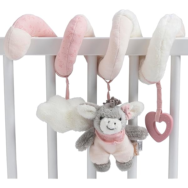 Collana Per Passeggino Con Asinello Emmi - Giocattolo Con Sonaglio E Specchio Per Bambini - Foto 6