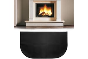 Hojalis Kaminbodenplatte, 102 * 50CM Feuerfeste Kaminmatte, Funkenschutzplatte Für Kaminofen, Feuerfeste Matte Kamin Bodenblech Zum Schutz des Bodens Vor Funken, Feuerfeste Matte Flammschutzmatte