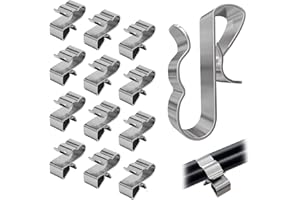 QIYICHE 60 sztuk klipsów do kabli solarnych, stal nierdzewna, stal nierdzewna, Solar PV, zaciski kablowe, zaciski kablowe, organizery kablowe, odpowiednie do konfekcjonowania kabli