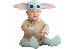 RUBIE'S Rubies 702886 Grogu - Disfraz de mandaloriano para bebé