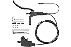 DYISLAND LD-200 2-Pistons Hydraulic Disc Brake Set for ebike,2-PIN Power-Off Electric Bike Hydraulic Brake kit，Hydraulic Brake Kits with mounting Tools and Screws