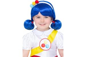 SMIFFY'S Smiffys Peluca de Vera, True and The Rainbow Kingdom, con coletas y flecos