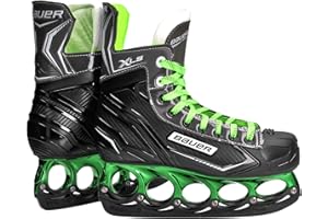 t blade Bauer Schlittschuhe XL-S Green Edition Freestyle Schlittschuh mit t-Blade Wechselmesser System