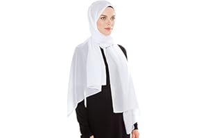 Ayisah Chiffon Hijab Scarf for Women - Chiffon Hijab Head Scarf - Muslim Headscarf - Headwrap for women 180cm x 70cm